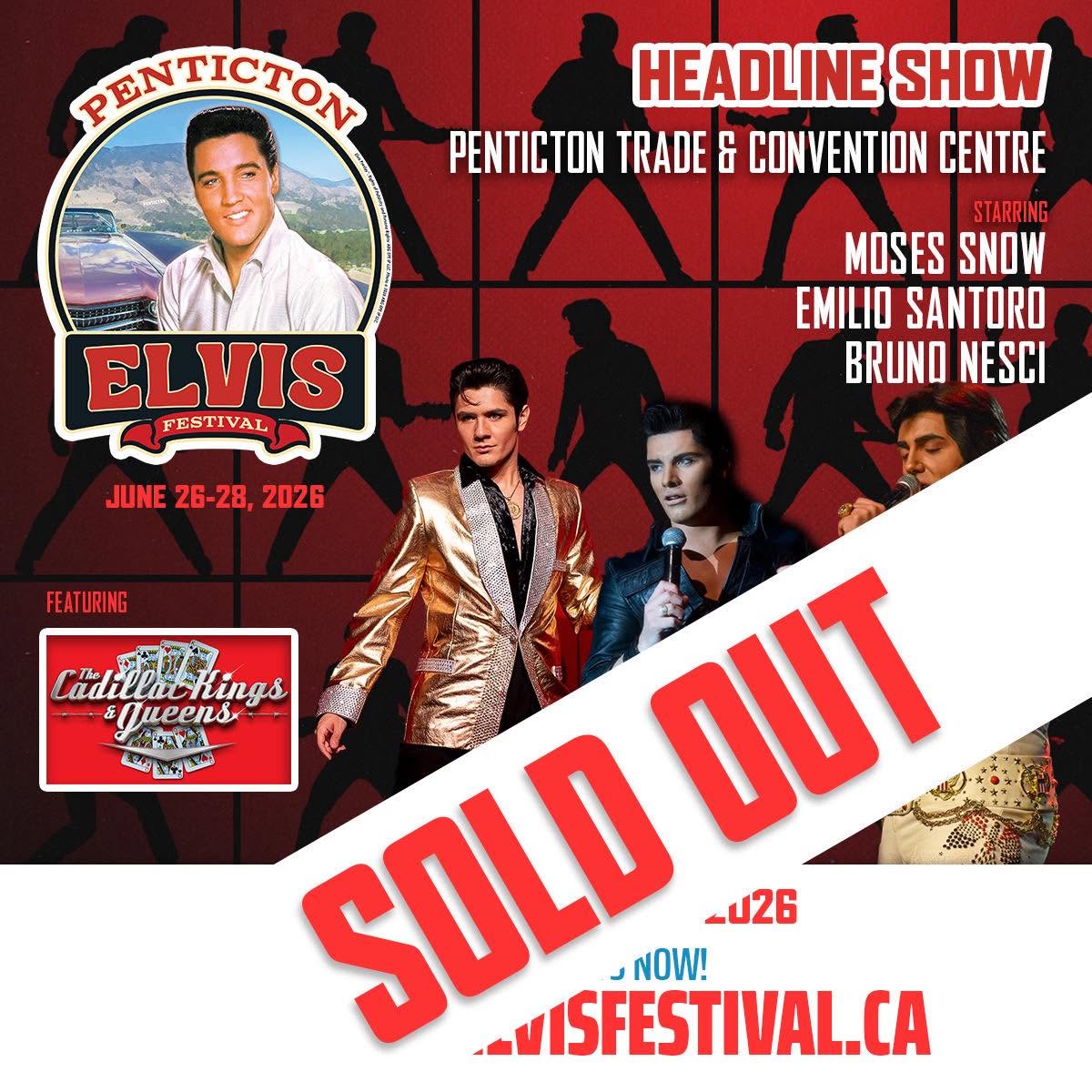 Penticton Elvis Festival 2026 Headliners